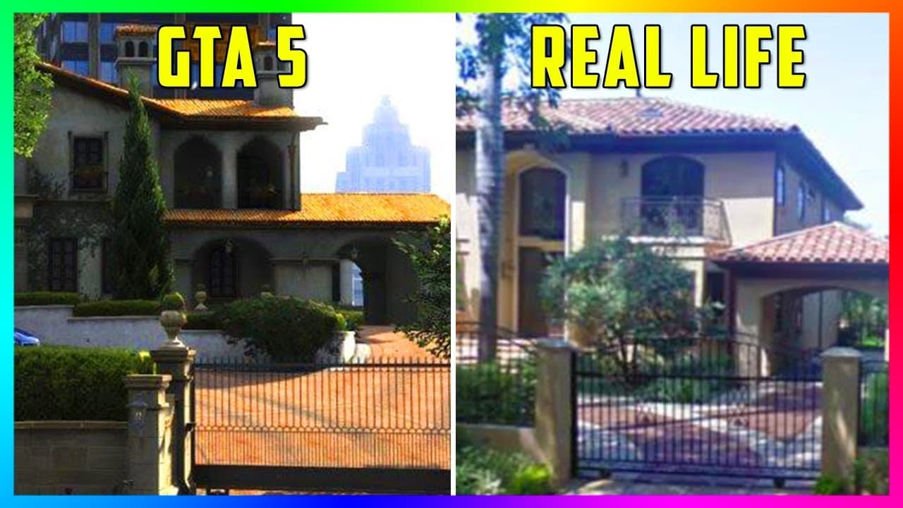 GTA 5 Locations In Real Life - Comparing Los Santos VS Los Angeles