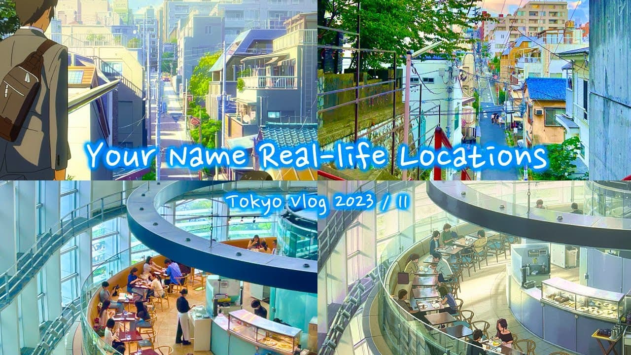 Your Name Real Life Locations in Japan | Kimi no na wa | Tokyo Vlog