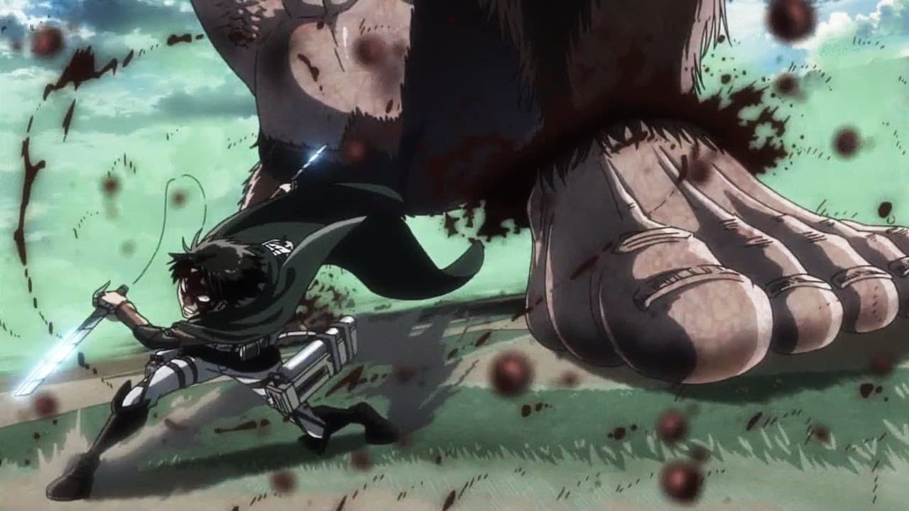 Levi Destroys Beast Titan