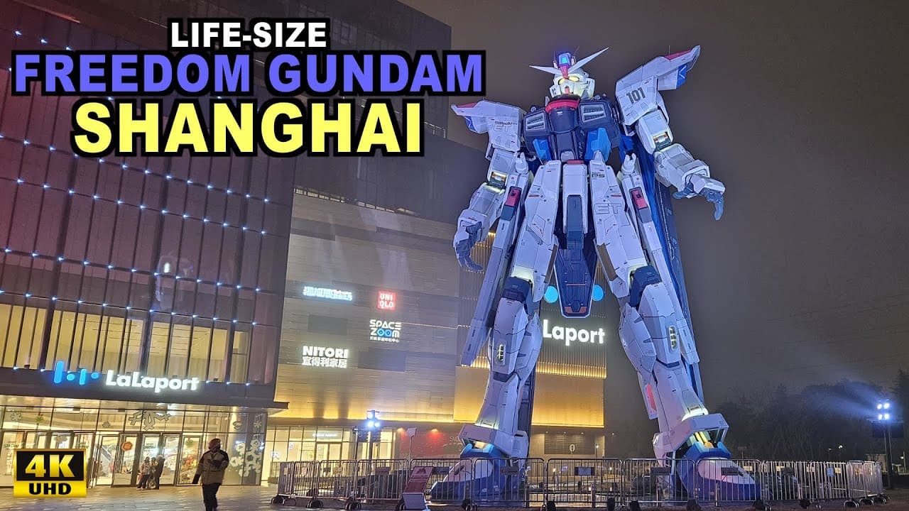 Freedom Gundam Statue Show @ Shanghai
