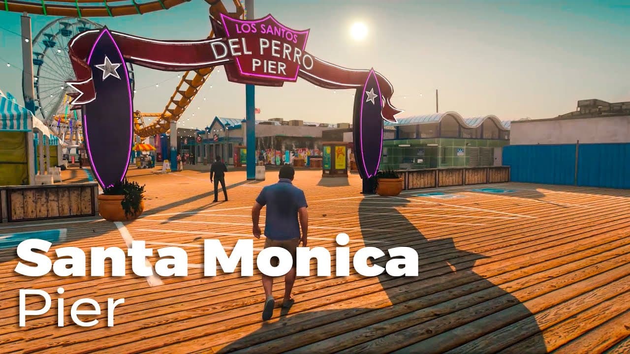 Santa Monica Pier Video