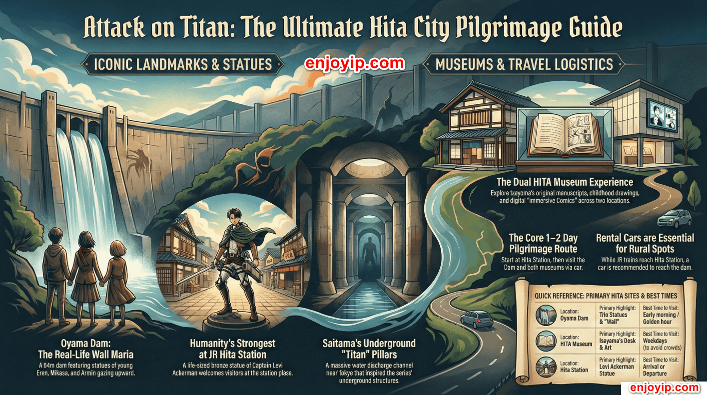 Attack on Titan Pilgrimage Guide Map